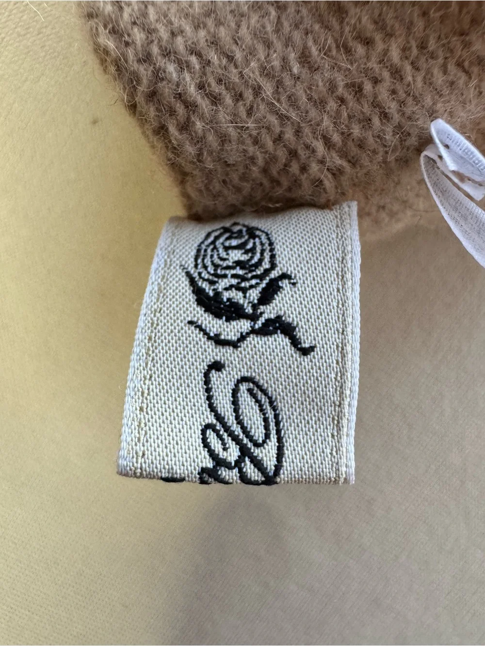 Blumarine Angora Lambswool Knit Gloves Italy